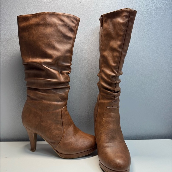 Top moda Brown Knee-High Women's Boots size 7.5 - Picture 4 of 16